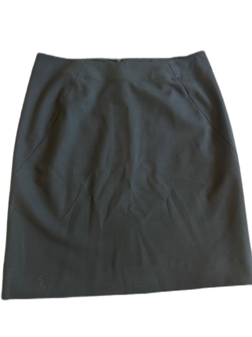 Theory Golda Black Wool Blend Pencil Skirt Size 2 Workwear Office